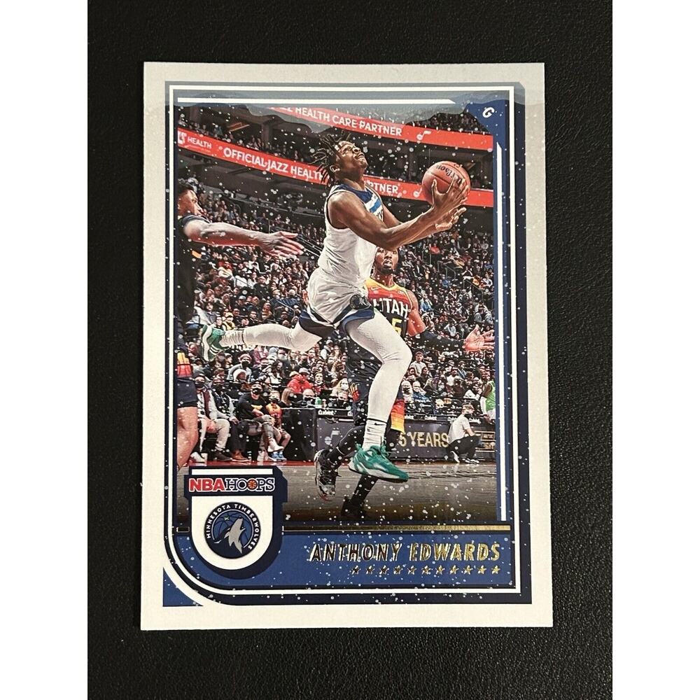 Anthony Edwards 2022-23 Panini NBA Hoops #194 - Winter - Minnesota Timberwolves